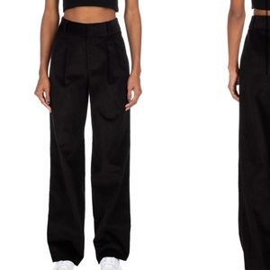 CYDNIE JORDAN BLACK CORDUROY TROUSER